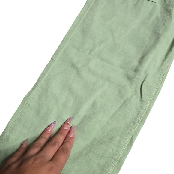 Mother The Shaker Chop Crop Pants in Wedge Green Size: 26 - Picture 3 of 12